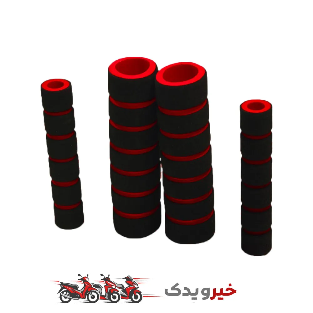 ابر دسته فرمان قرمز مشکی